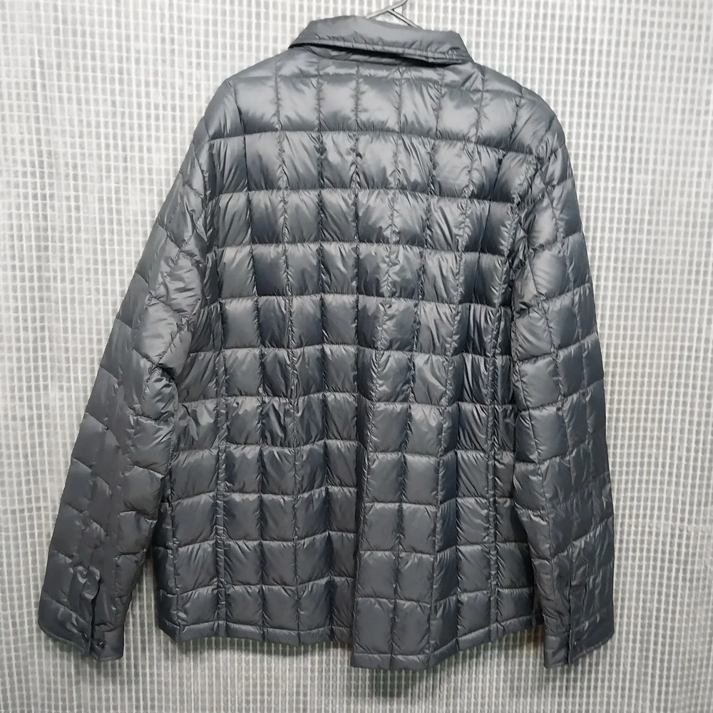 Hawke & Co Mens Down Shirt Jacket Performance Quilted HEN1135S XXL Black